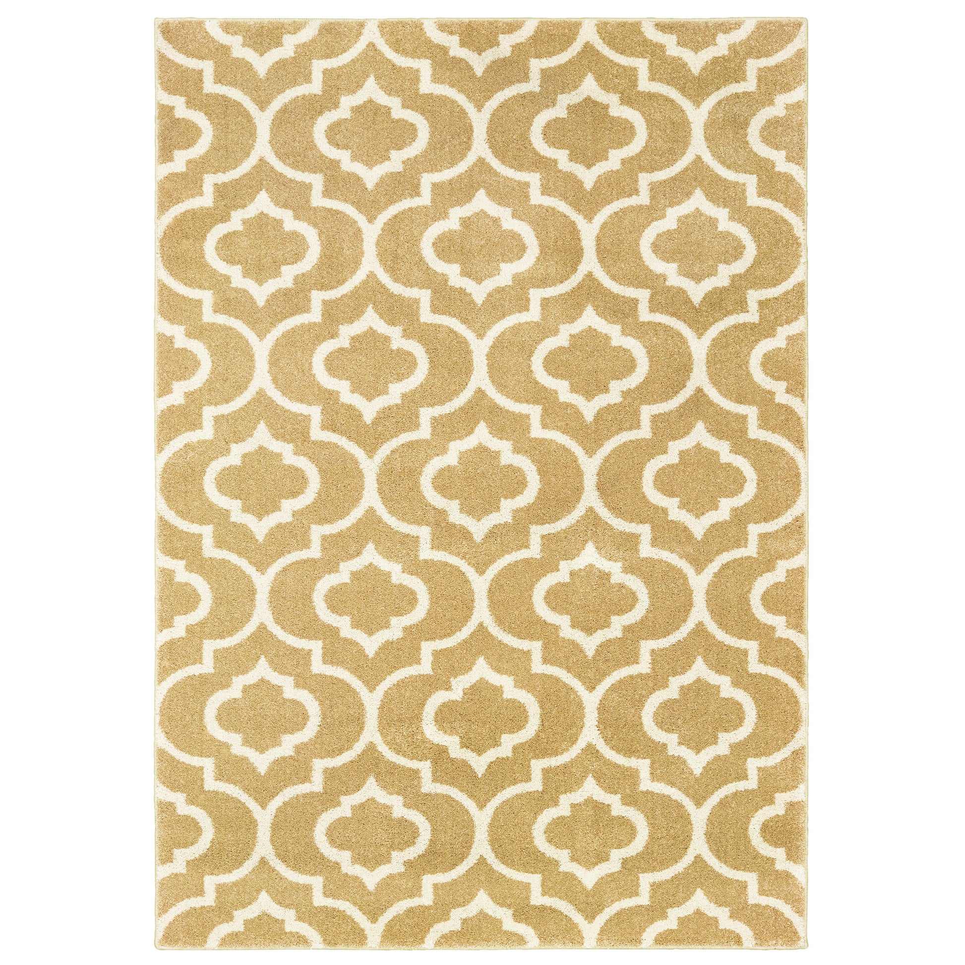 Carson 9672E Gold Trefoil Rug