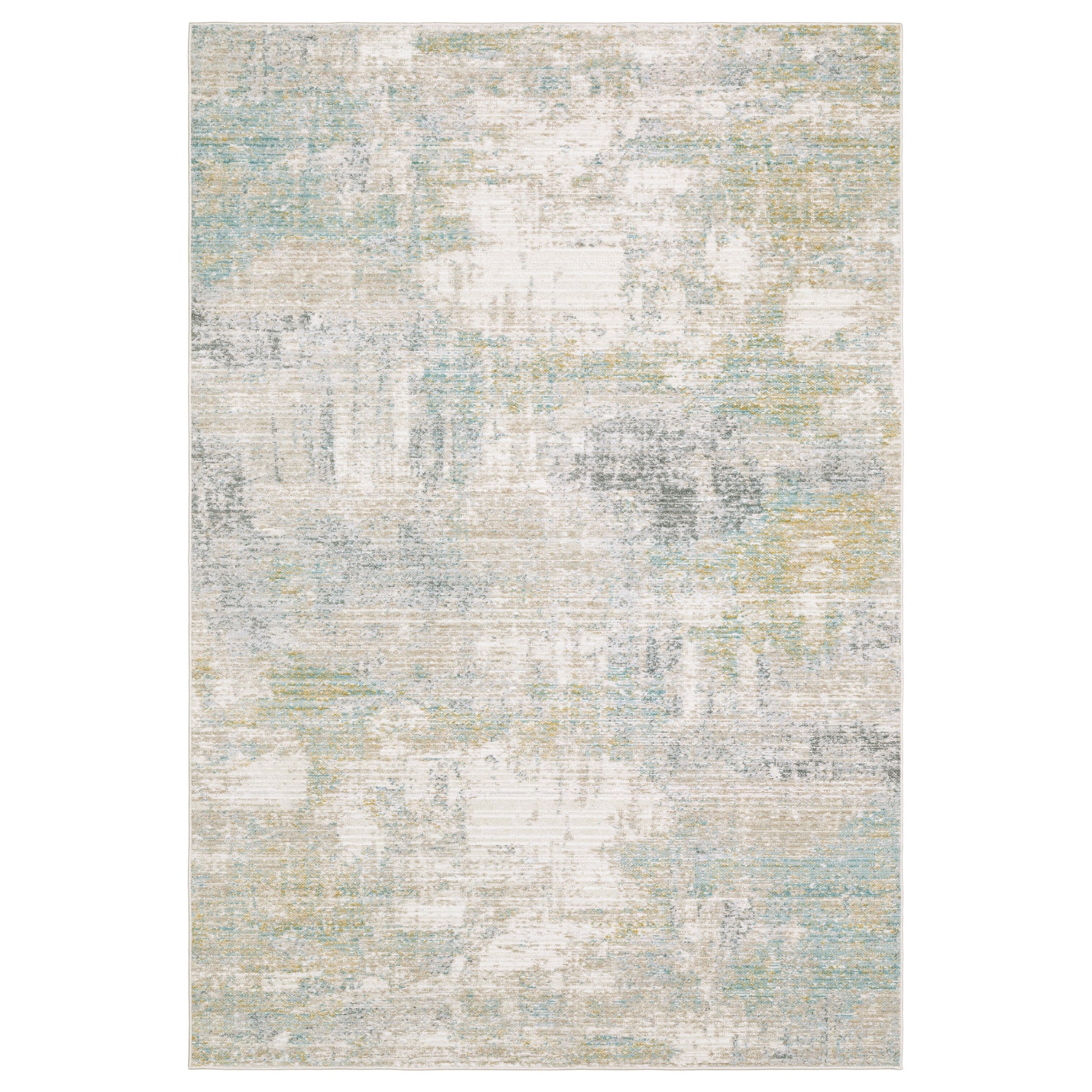 Cavett CAV01 Ivory Abstract Rug