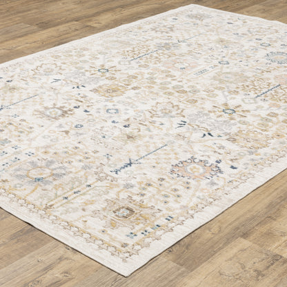 Cavett Floral Blue/ Pink Cut Pile Rug