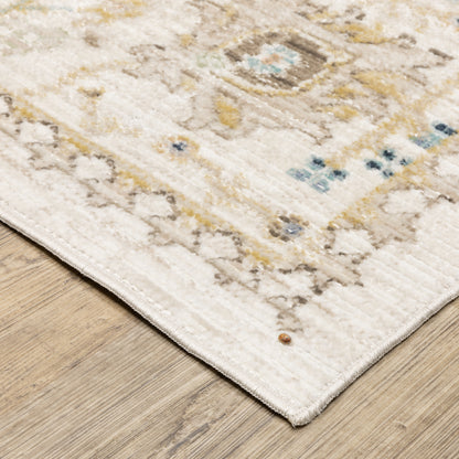 Cavett Floral Blue/ Pink Cut Pile Rug