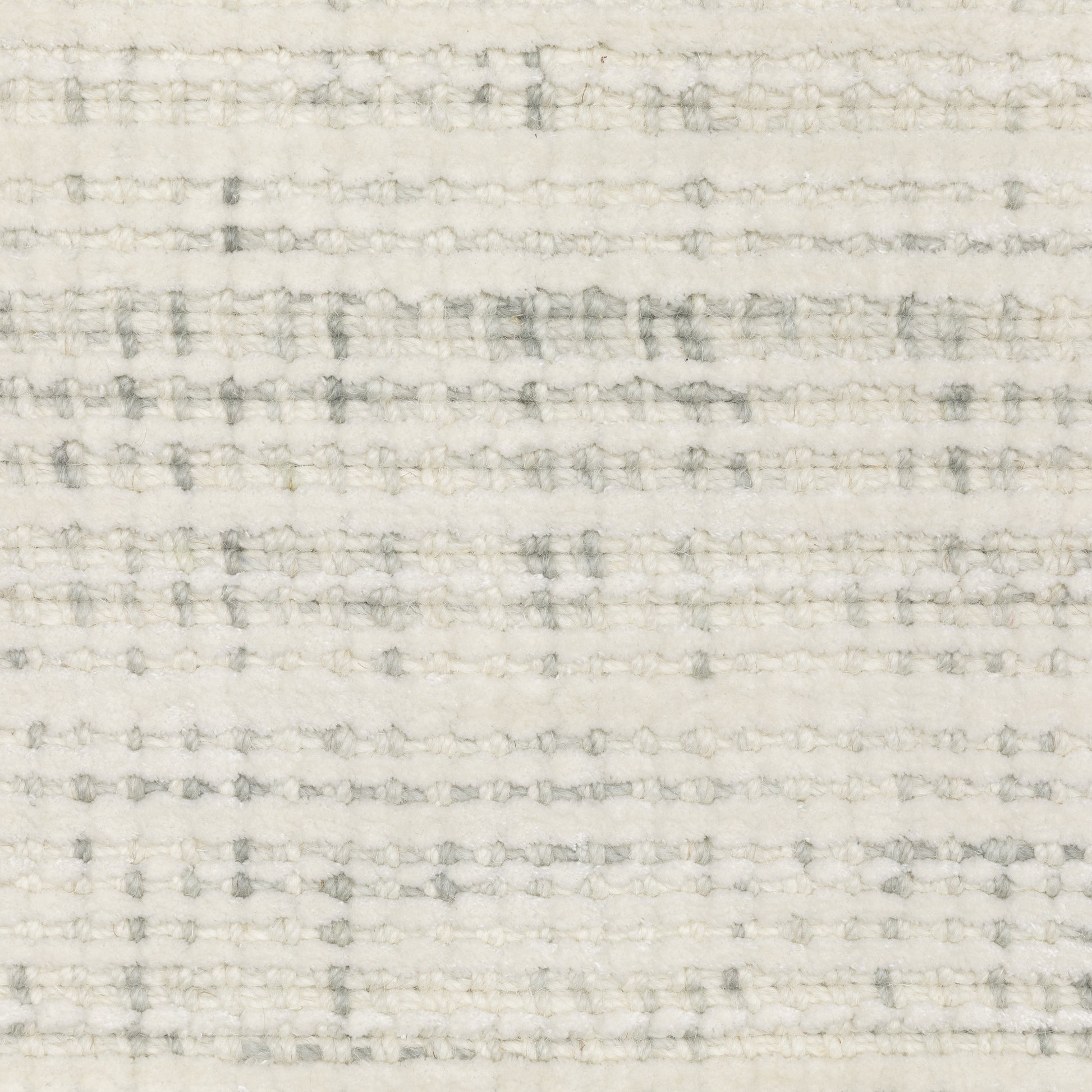 Circa Stripe Ivory/ Ivory Mixed Pile Rug