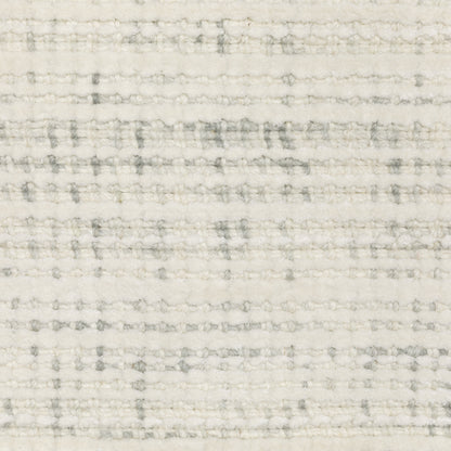Circa Stripe Ivory/ Ivory Mixed Pile Rug