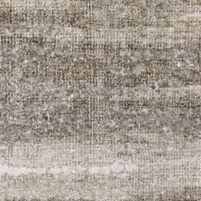 Clarke Stripe Beige/ Brown Distressed Mixed Pile Rug