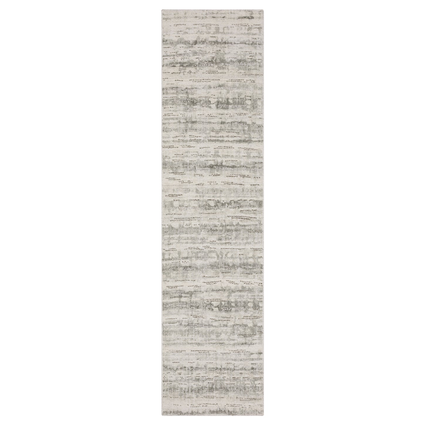 Clarke Cla02 Beige/ Green Stripe Distressed Rug