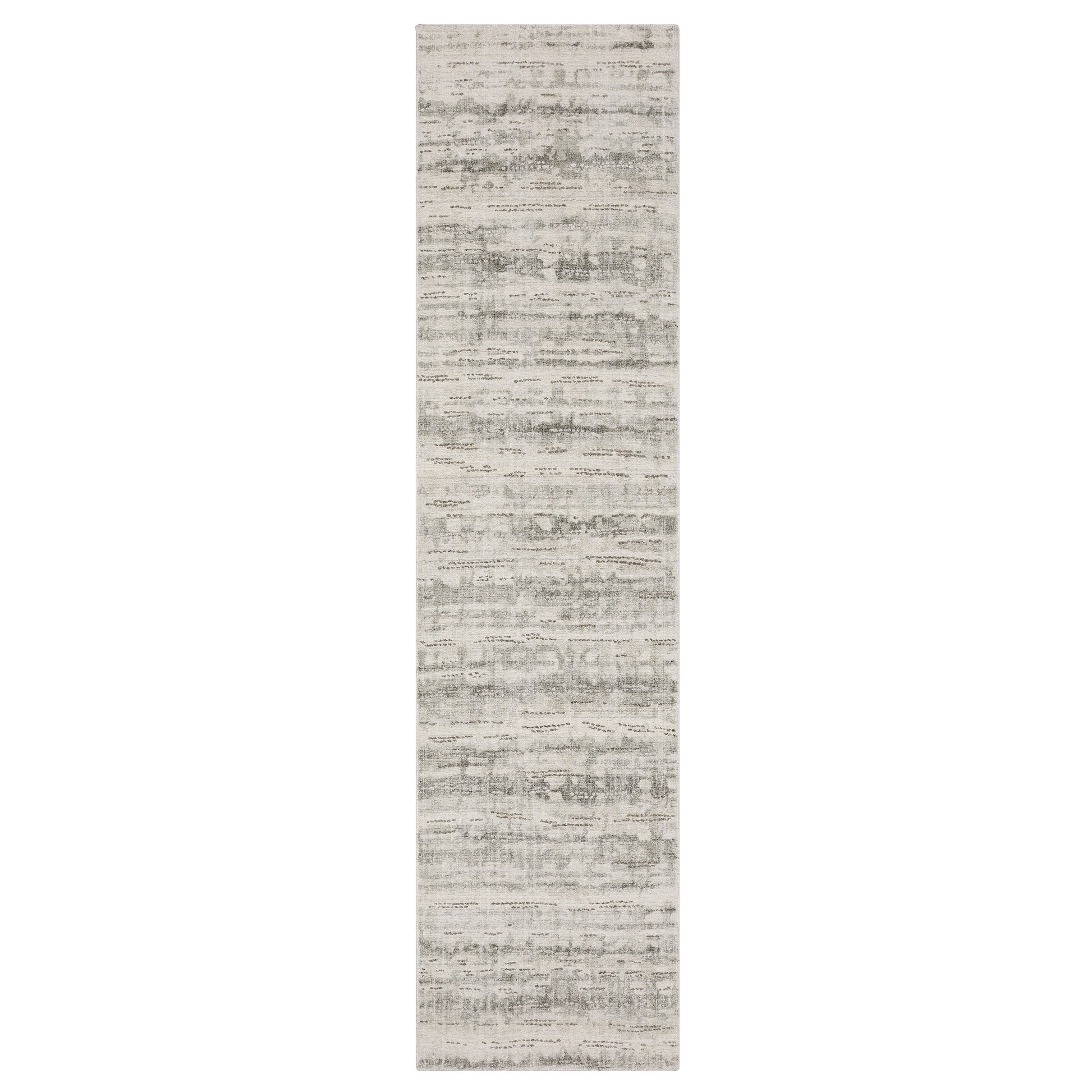 Clarke Cla02 Beige/ Green Stripe Distressed Rug