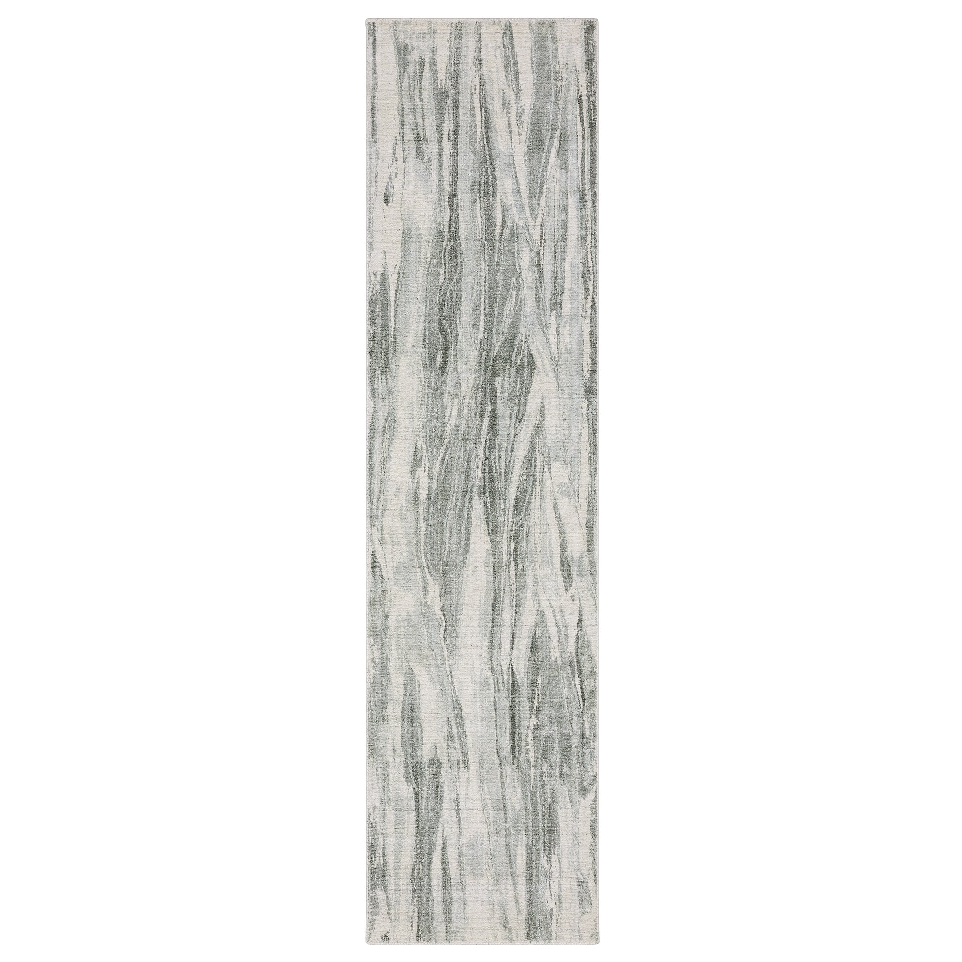 Clarke Cla03 Green/ Ivory Abstract Rug