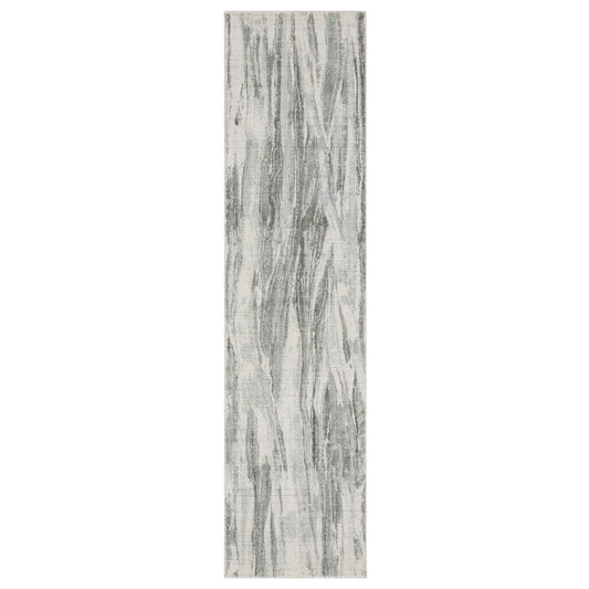 Clarke Cla03 Green/ Ivory Abstract Rug