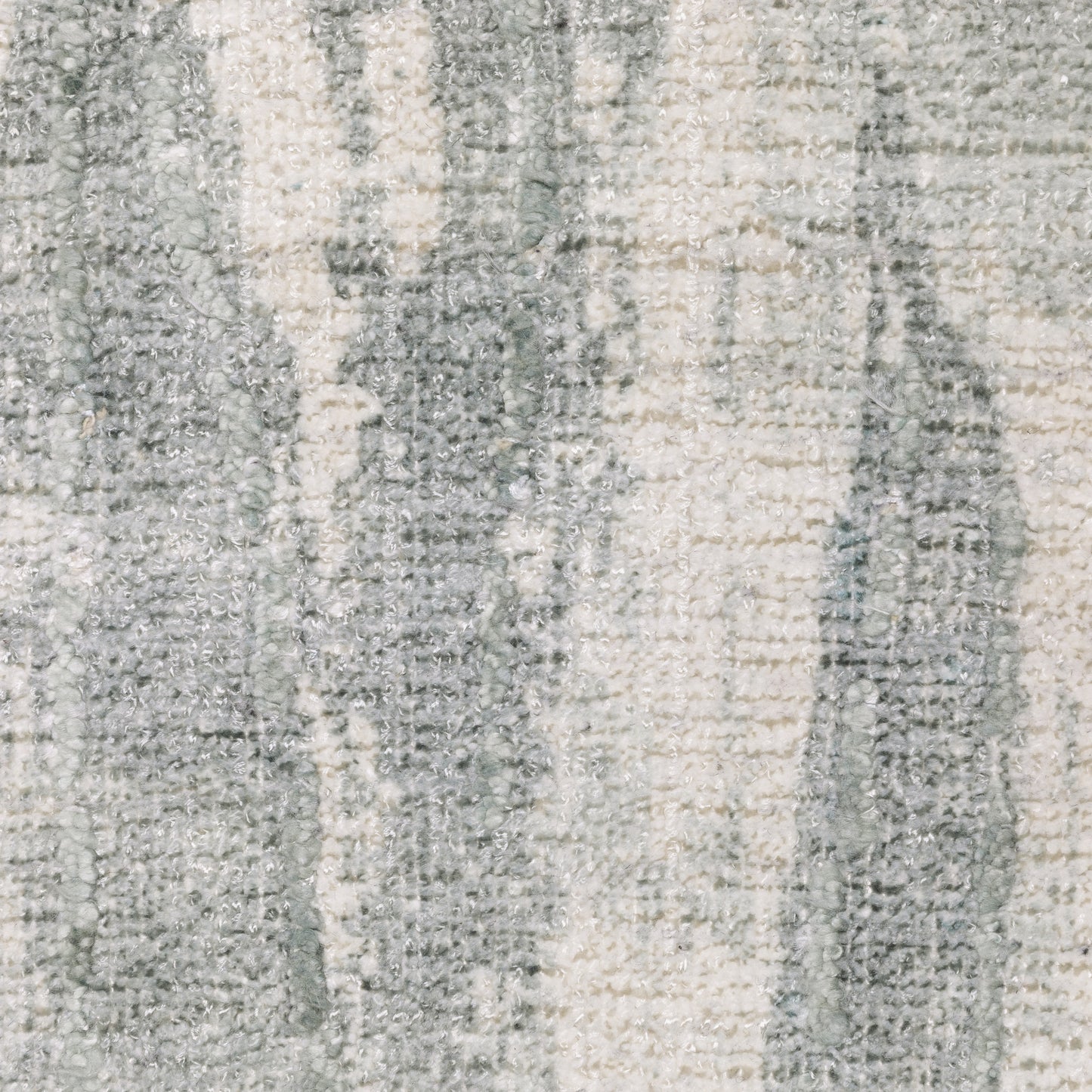 Clarke Abstract Green/ Ivory Mixed Pile Rug