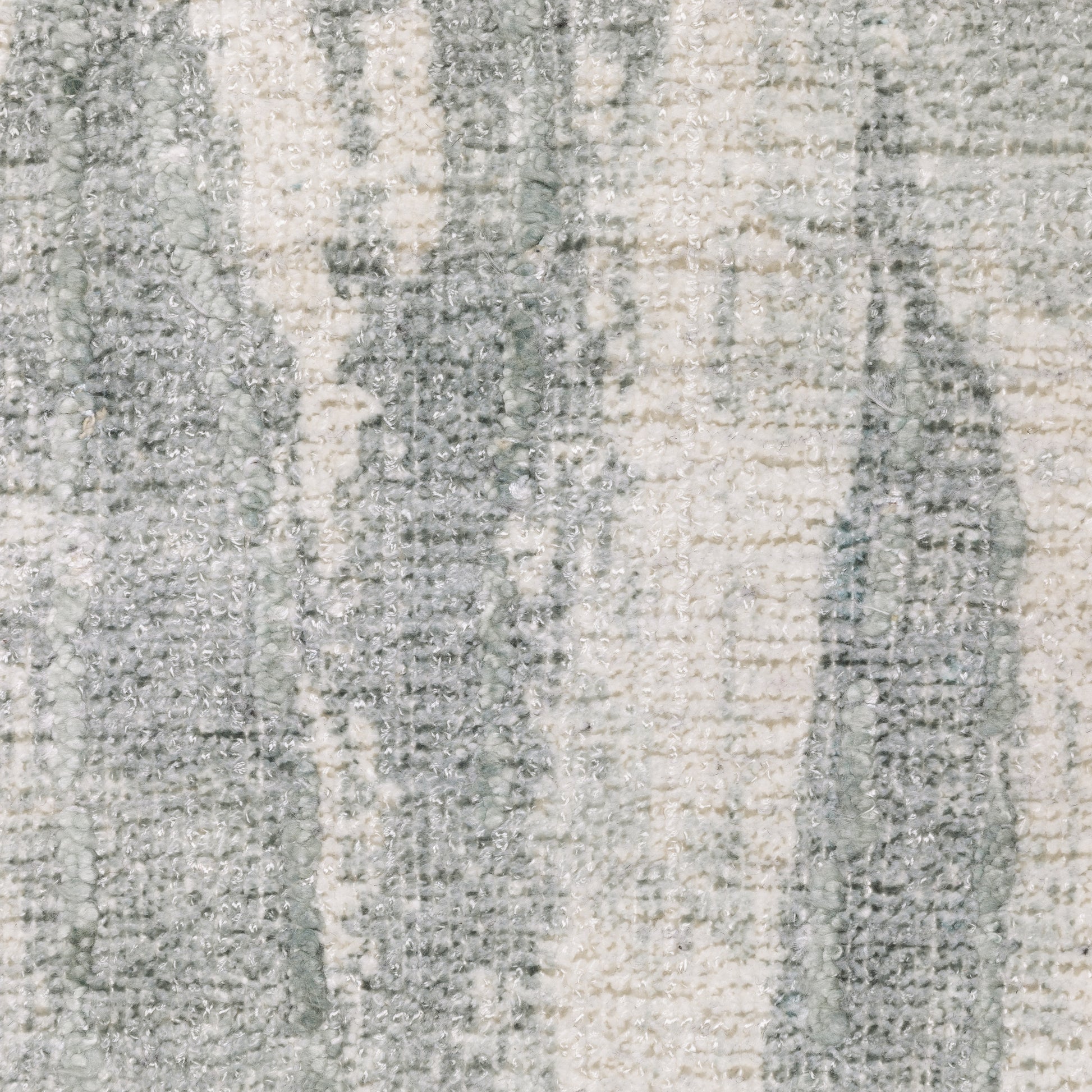 Clarke Abstract Green/ Ivory Mixed Pile Rug