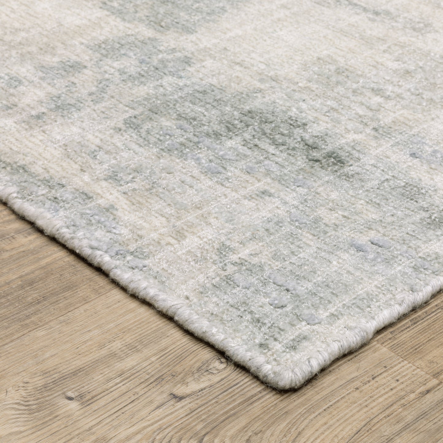Clarke Abstract Beige/ Grey Mixed Pile Rug