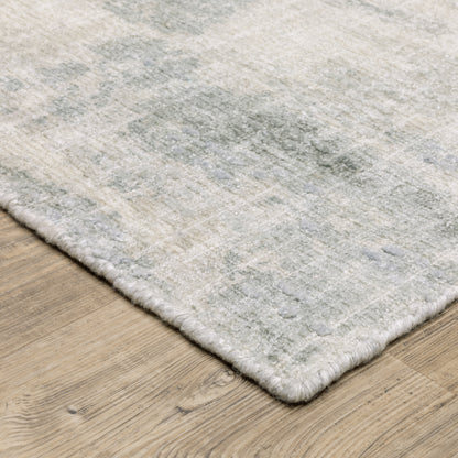 Clarke Abstract Beige/ Grey Mixed Pile Rug