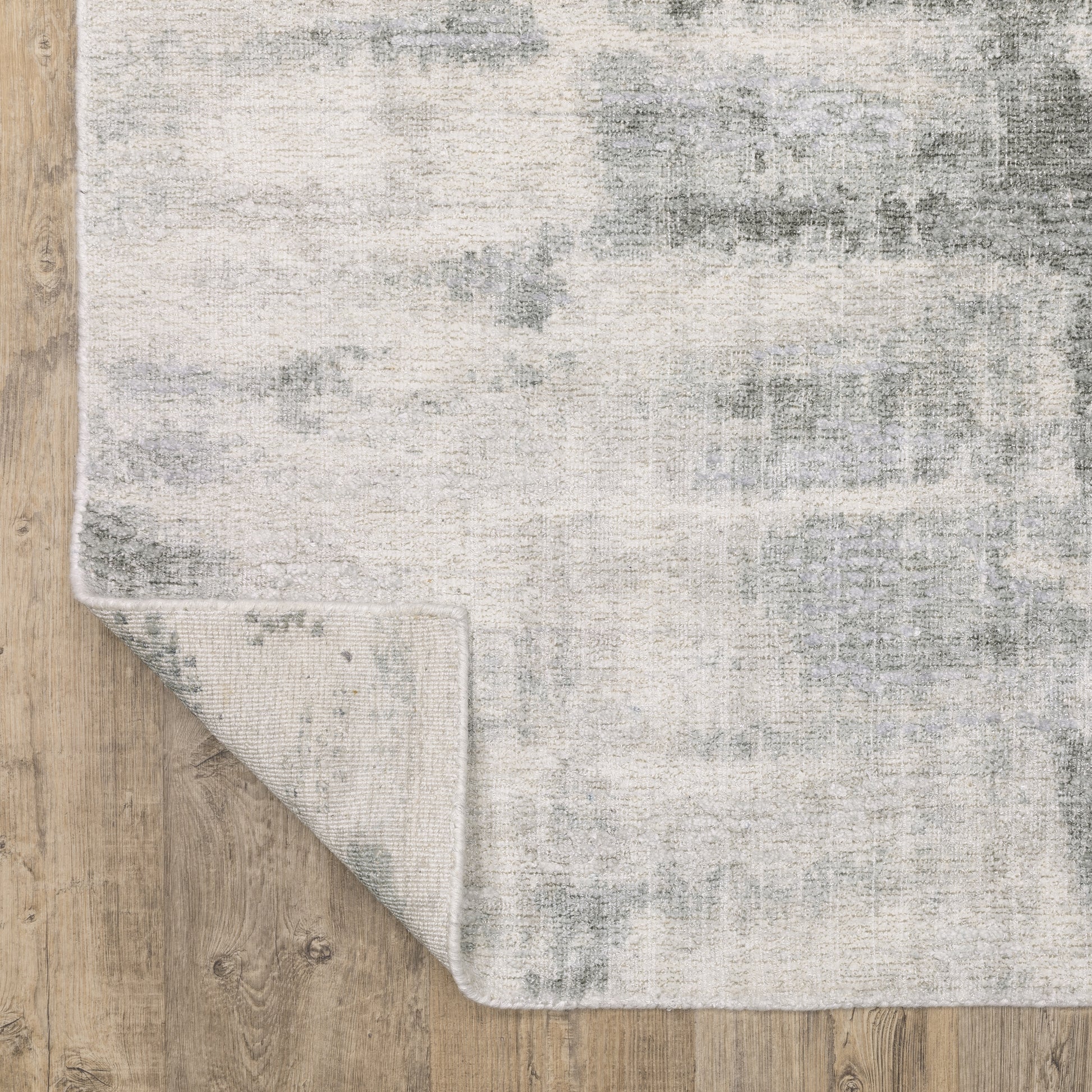 Clarke Abstract Beige/ Grey Mixed Pile Rug