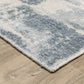 Clarke CLA07 Blue Abstract Rug