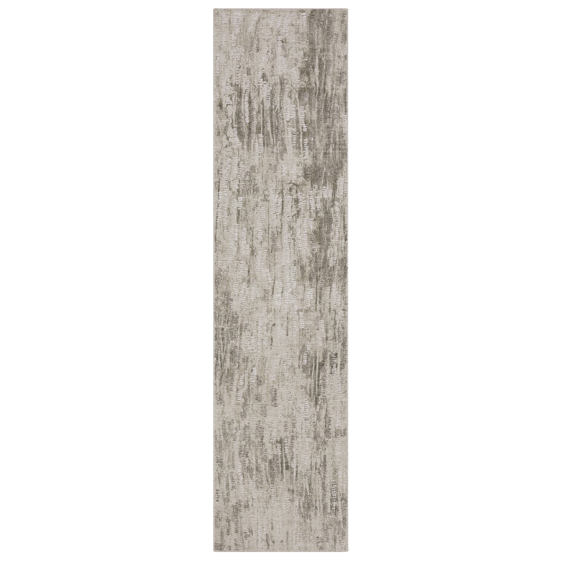 Clarke Cla08 Beige/ Brown Distressed Abstract Rug