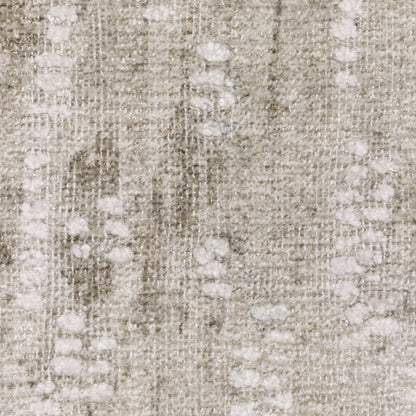 Clarke Distressed Beige/ Brown Abstract Mixed Pile Rug