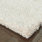 Cosmo 81105 Ivory Shag Rug