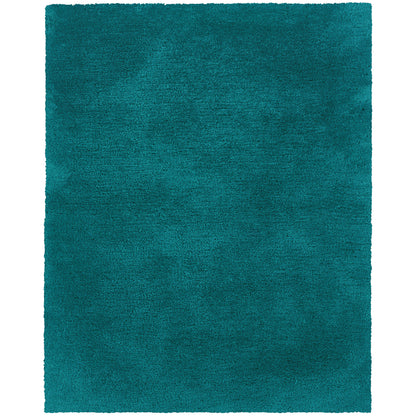 Cosmo 81104 Teal Shag Rug
