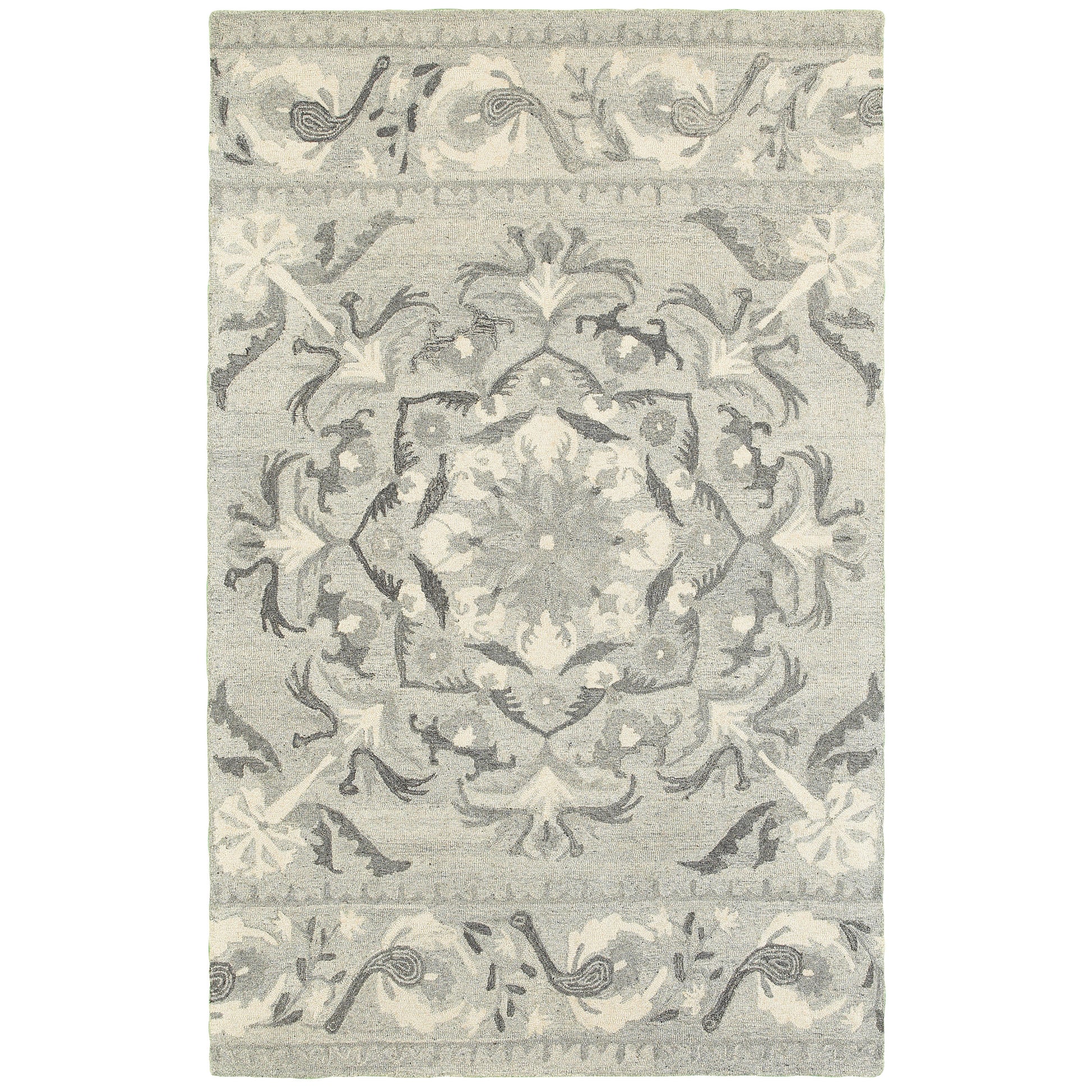 Craft 93001 Ash Border Rug