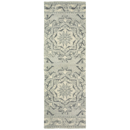Craft 93001 Ash Border Rug