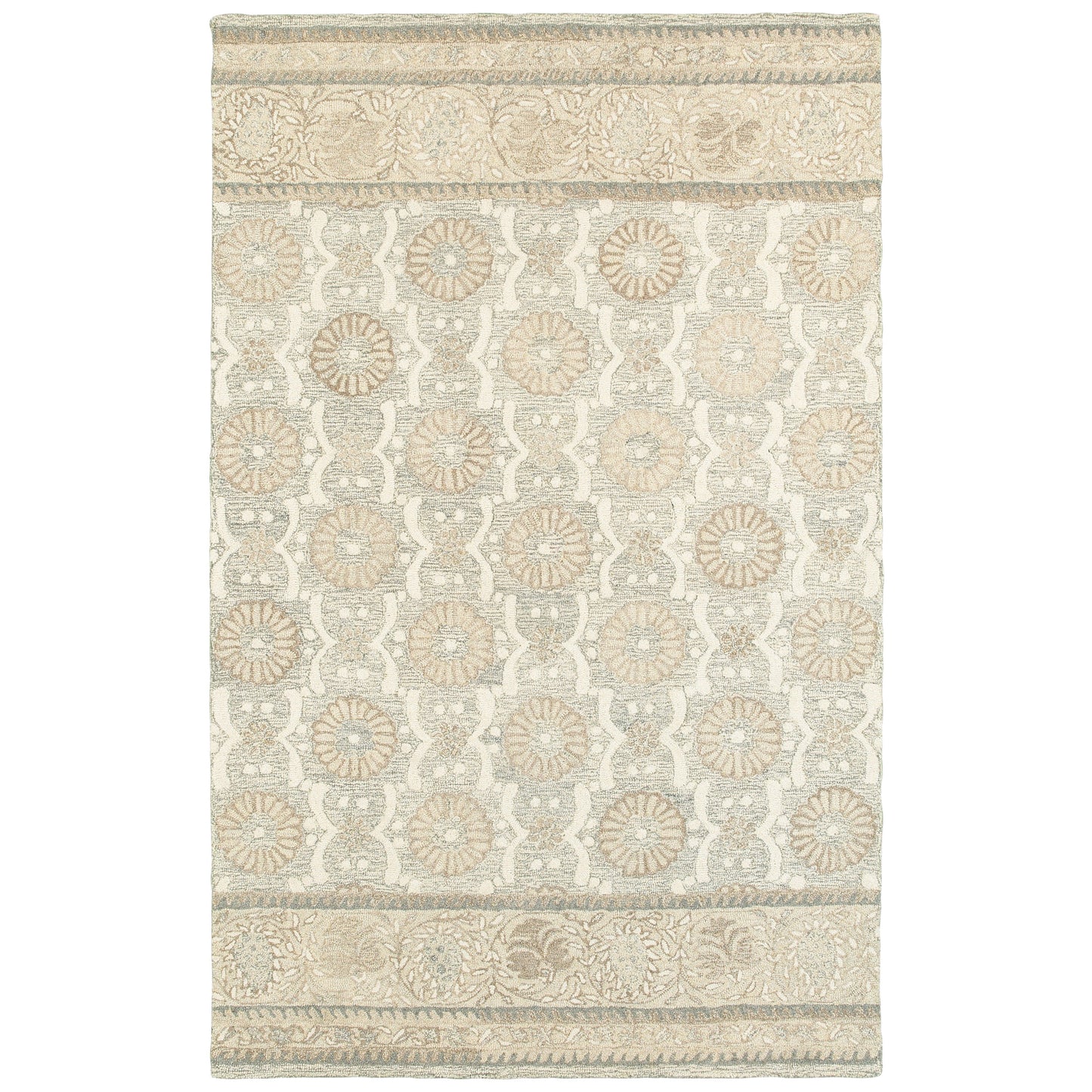 Craft 93002 Ash Border Rug