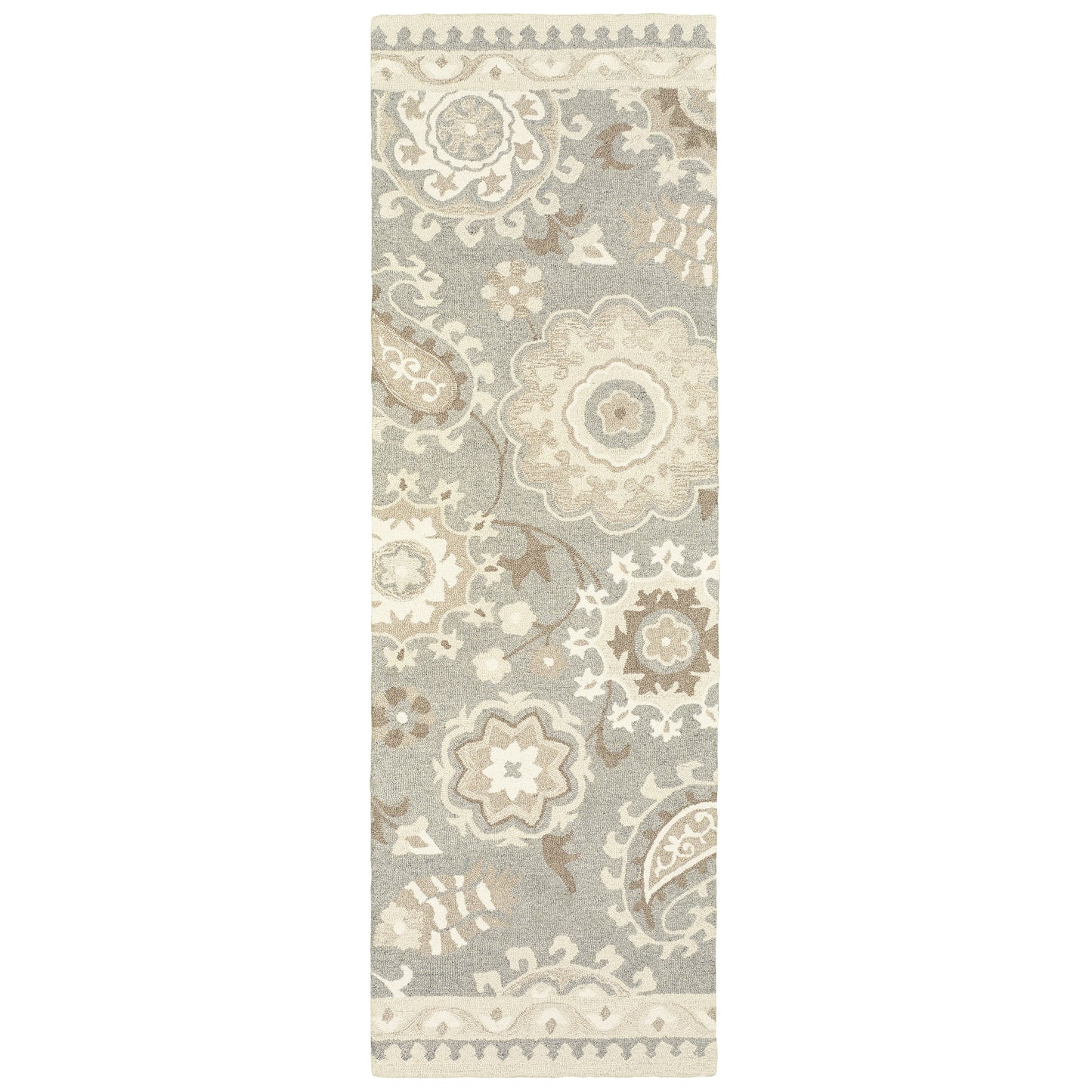 Craft 93003 Grey Medallion Rug