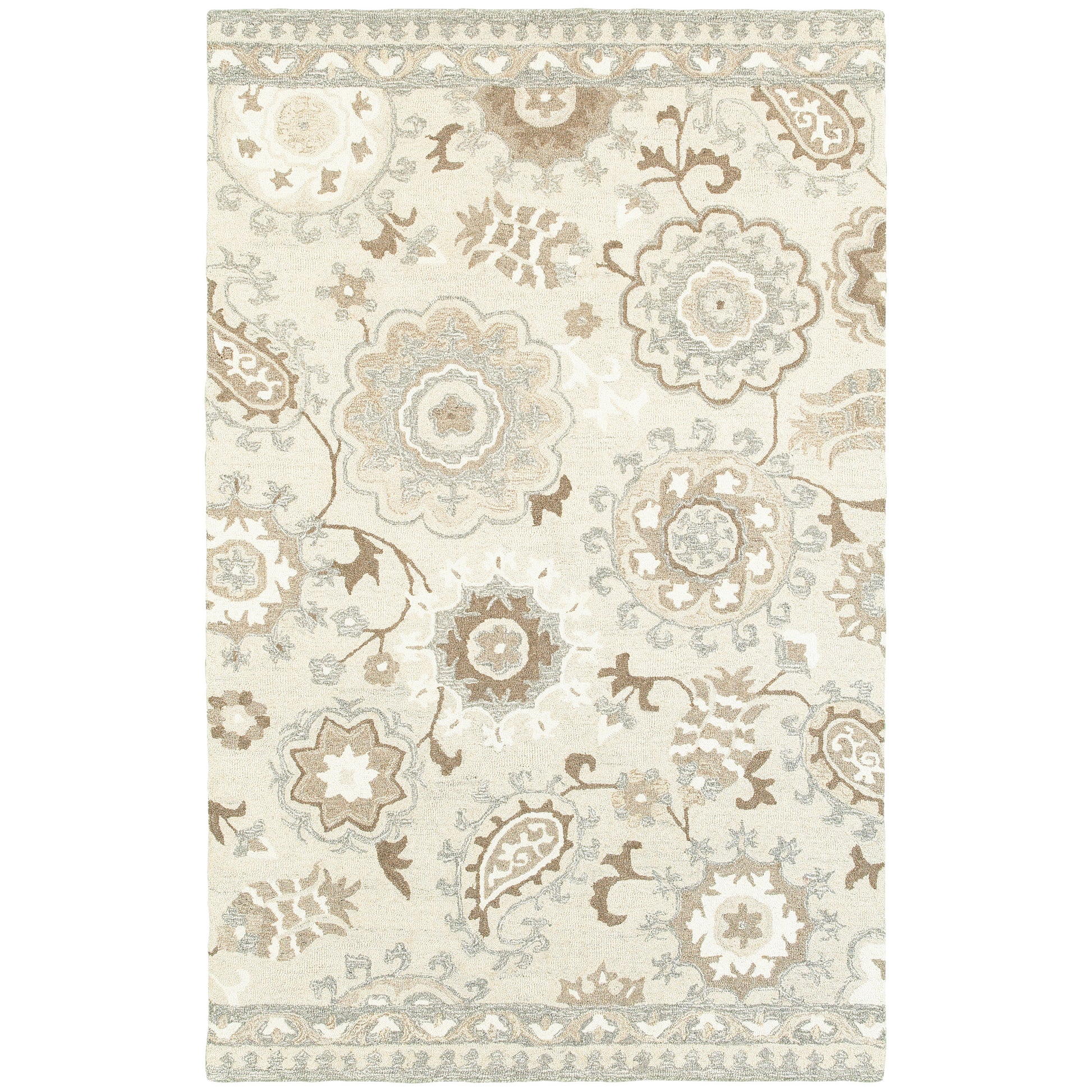 Craft 93005 Ivory Medallion Rug
