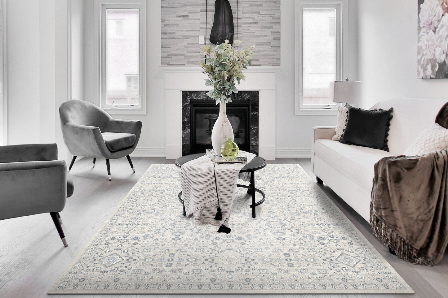 COSMO 6839 Beige/Grey – room