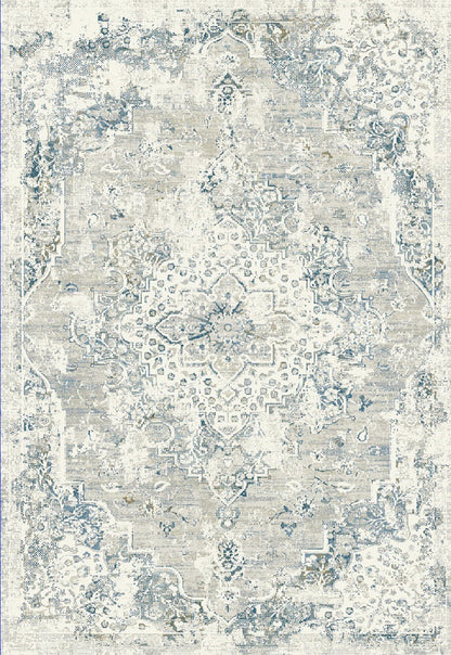 QUARTZ 27064 Ivory/Grey/Blue