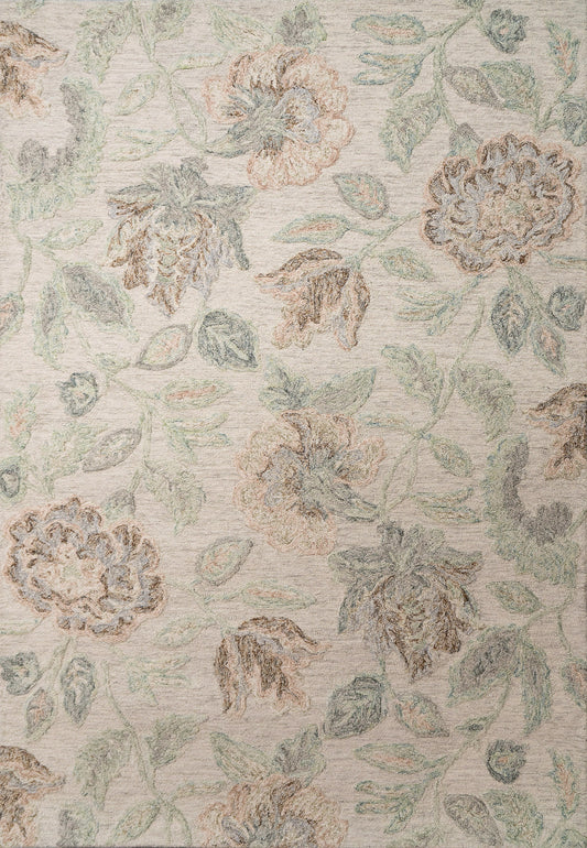 DAISY 9095 Beige/Sage/Rust – main