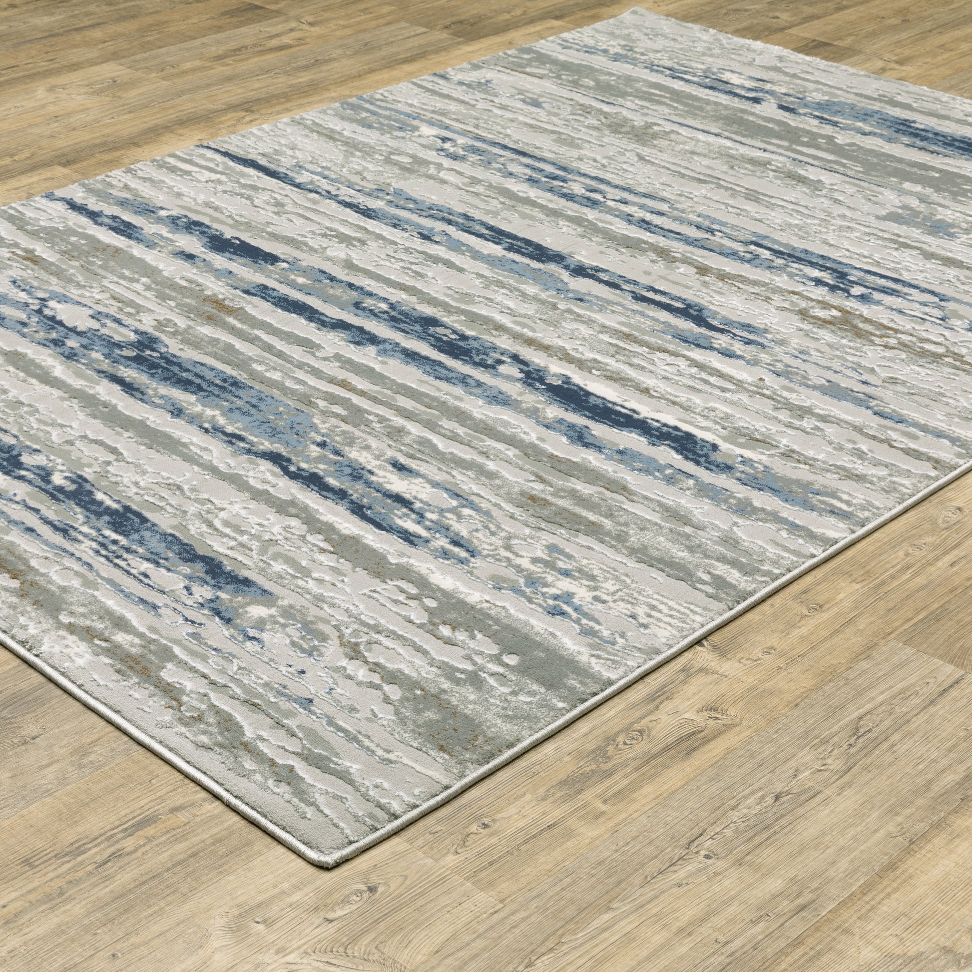 Easton 012E3 Beige Stripe Rug