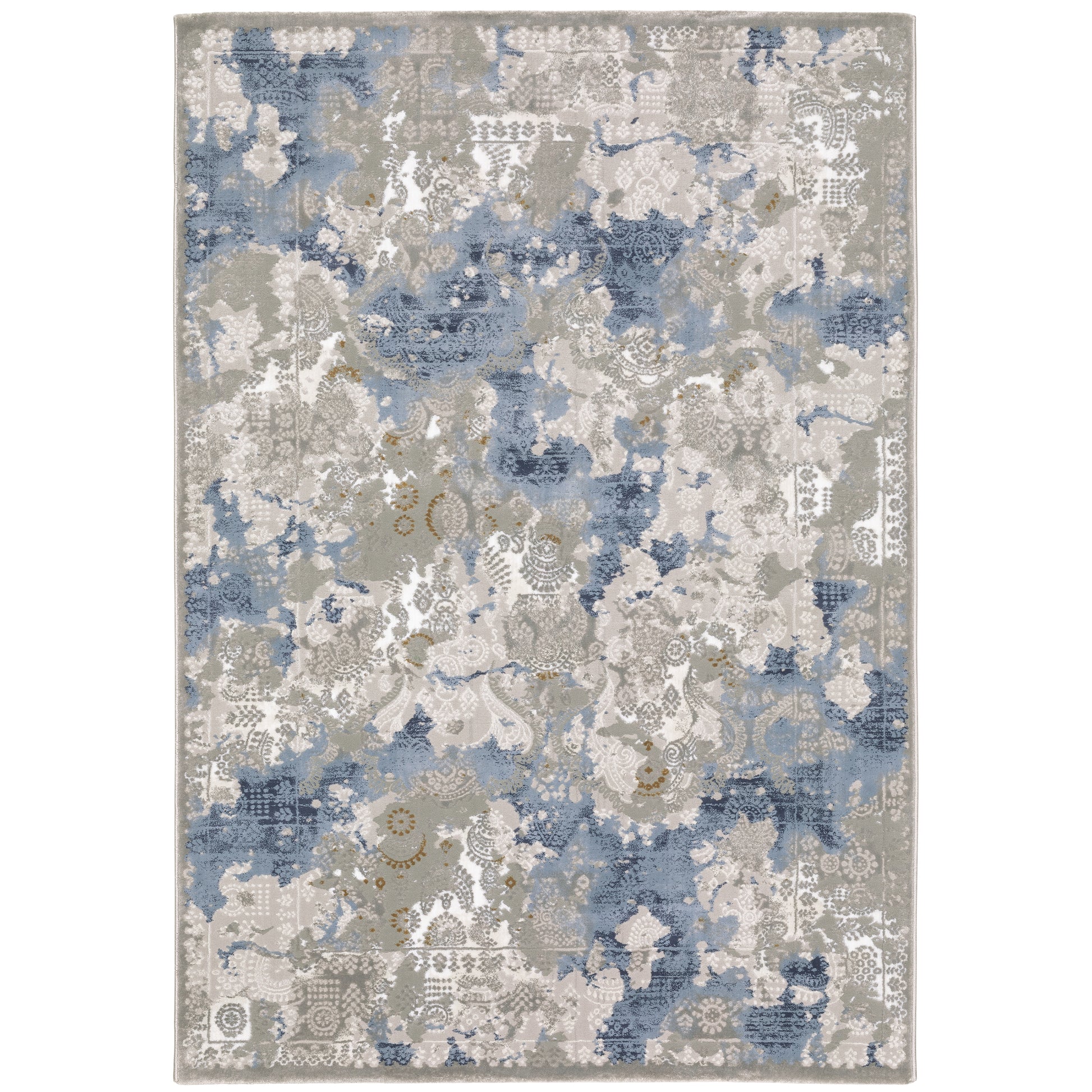 Easton 3313Q Beige Abstract Rug