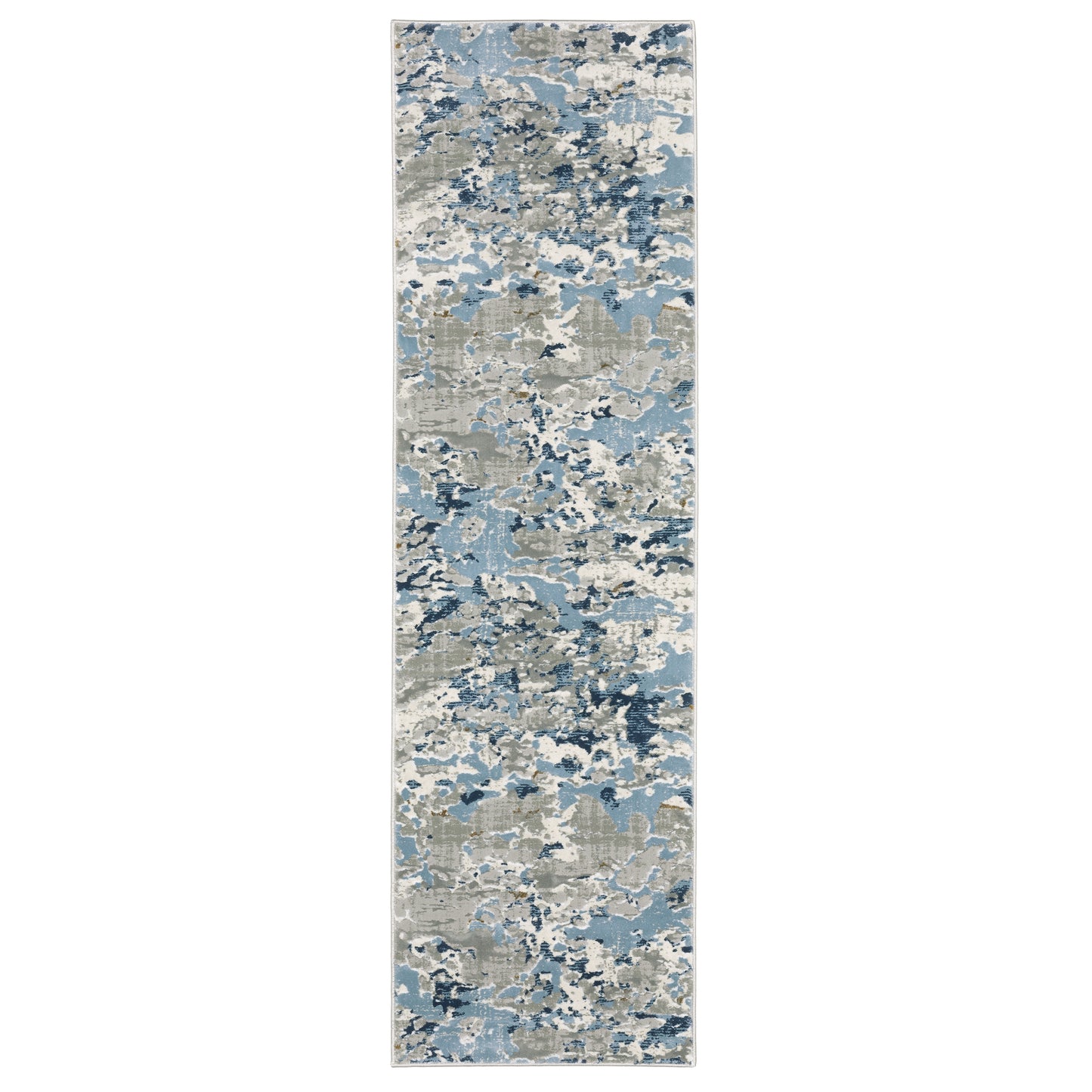 Easton 3317E Grey Abstract Rug