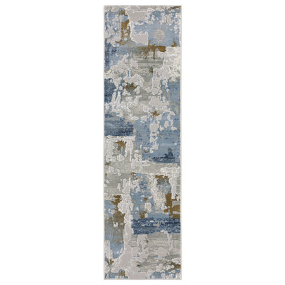 Easton 4518X Grey Abstract Rug