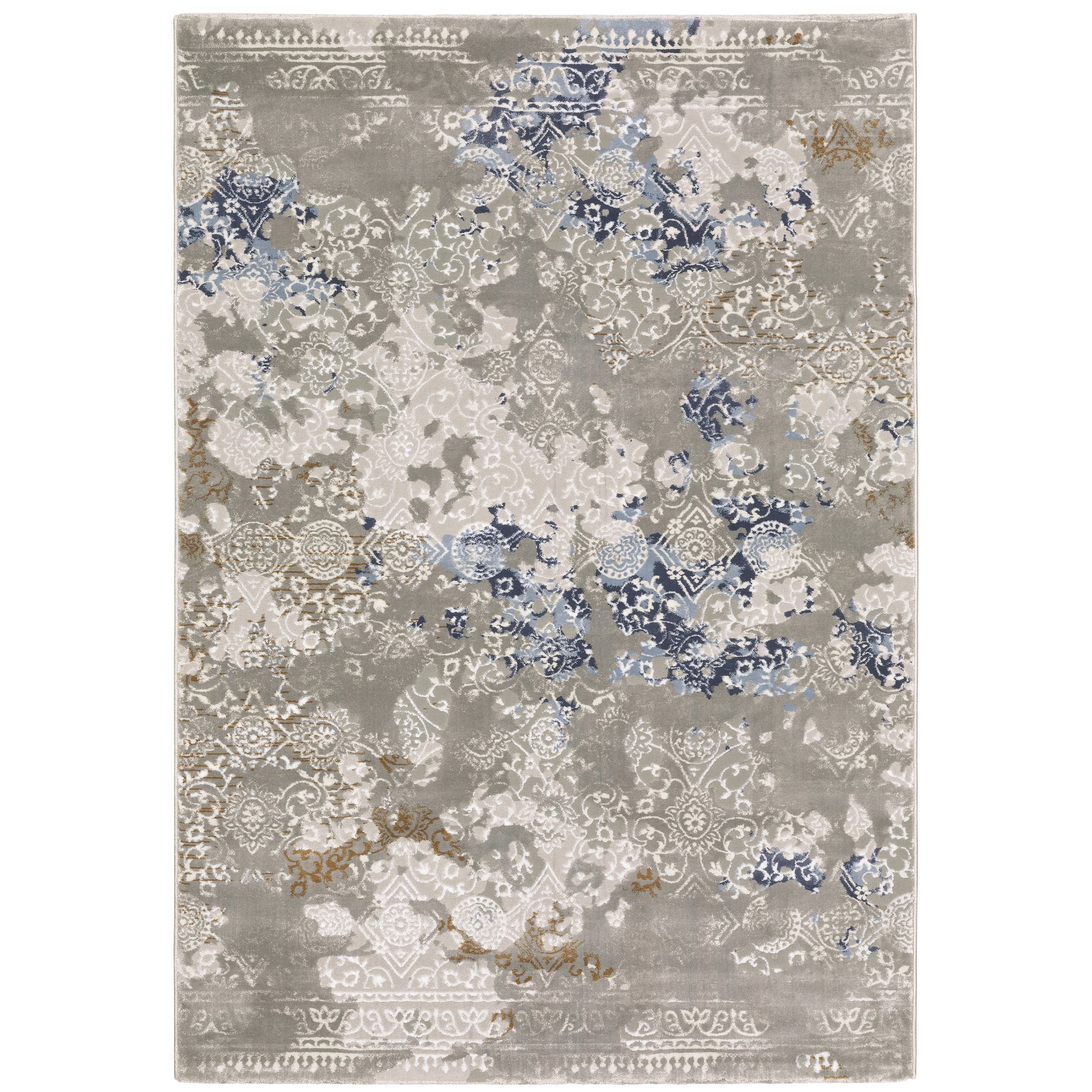Easton 7111F Grey Distressed Rug