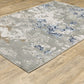 Easton 7111F Grey Distressed Rug
