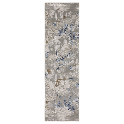 Easton 7111F Grey Distressed Rug