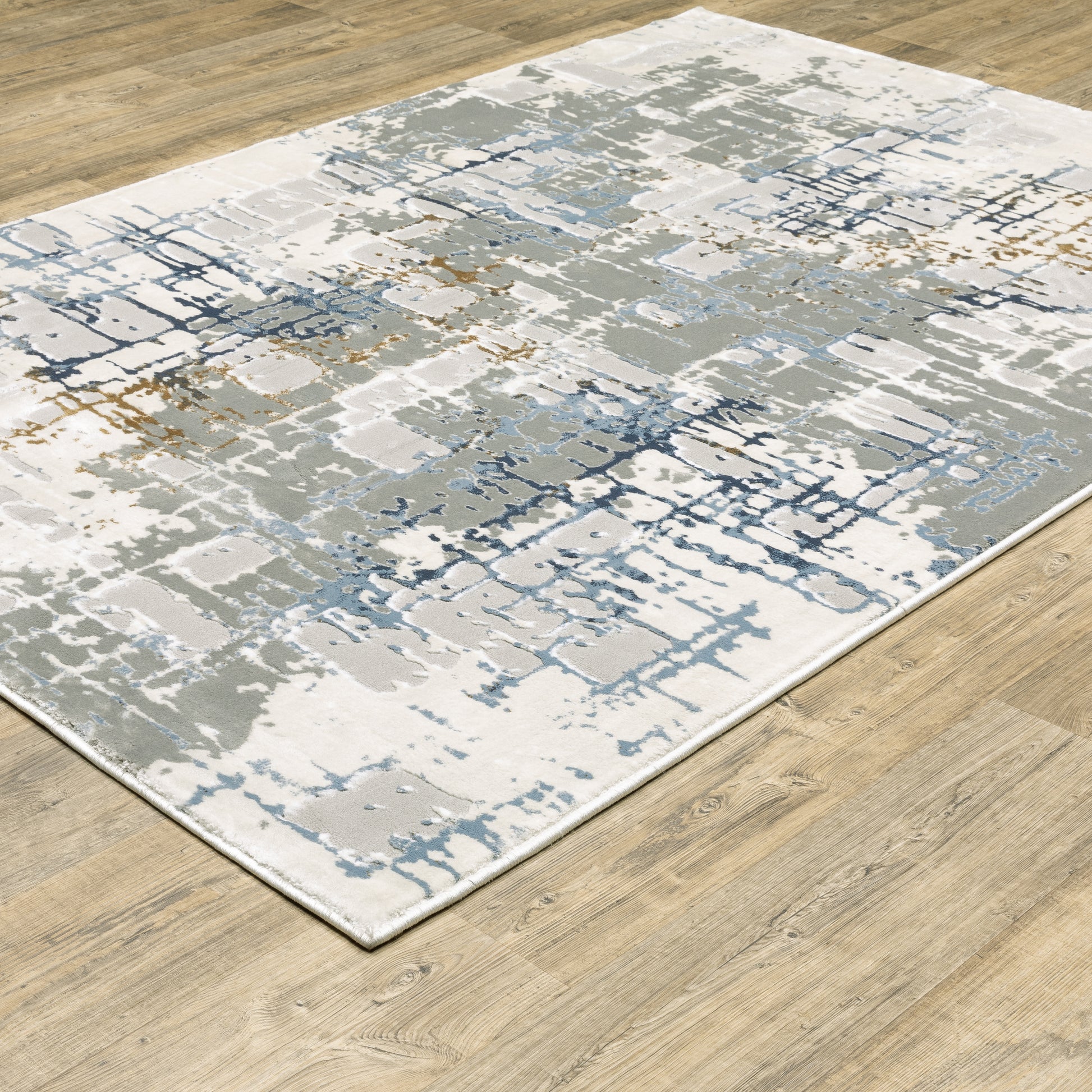 Easton 8111X Ivory Abstract Rug