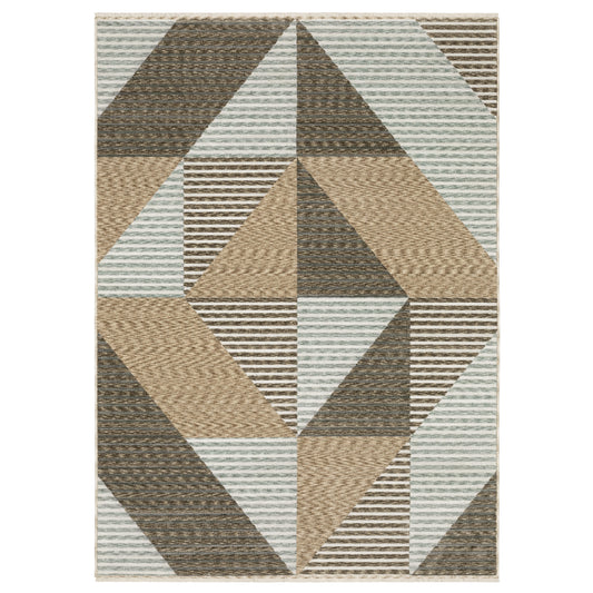 Echo ECH04 Beige Stripe Rug