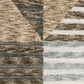 Echo ECH04 Beige Stripe Rug