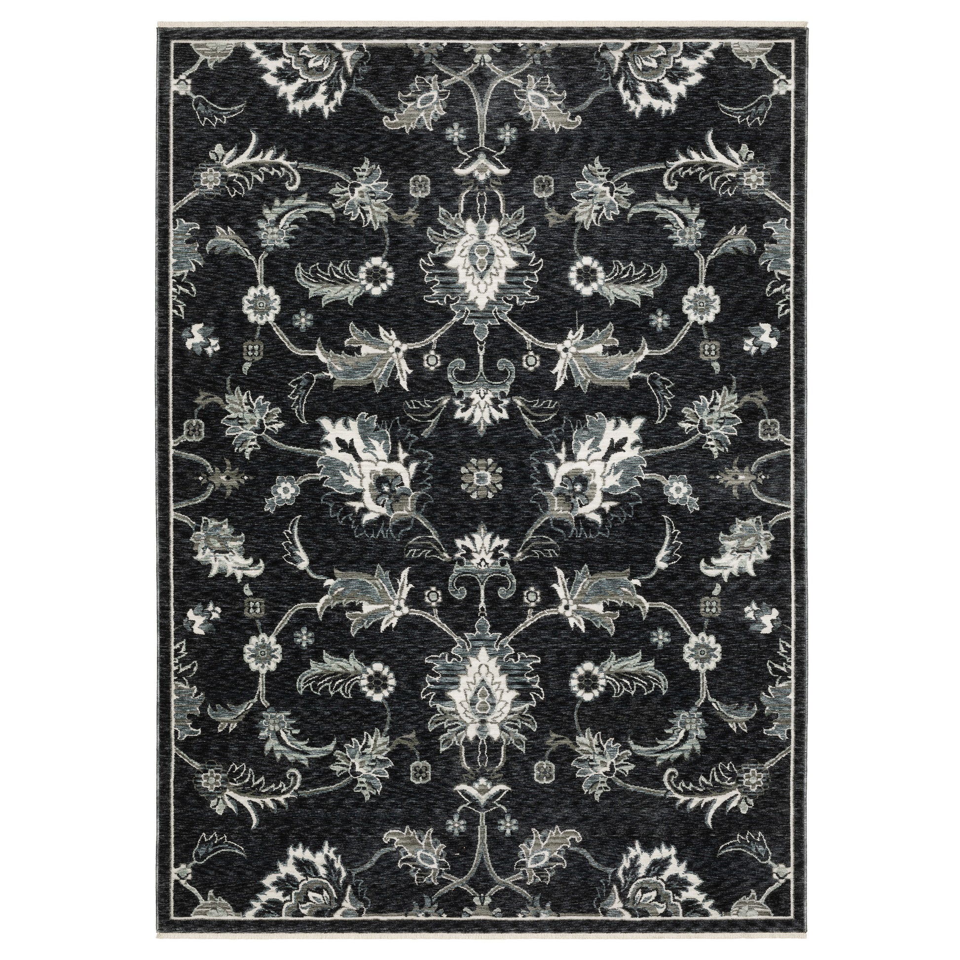 Echo ECH05 Blue Floral Rug