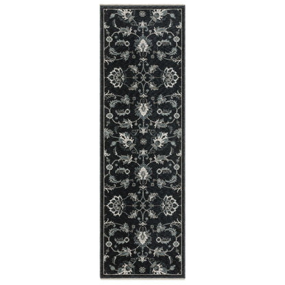 Echo Ech05 Blue/ Ivory Floral Rug
