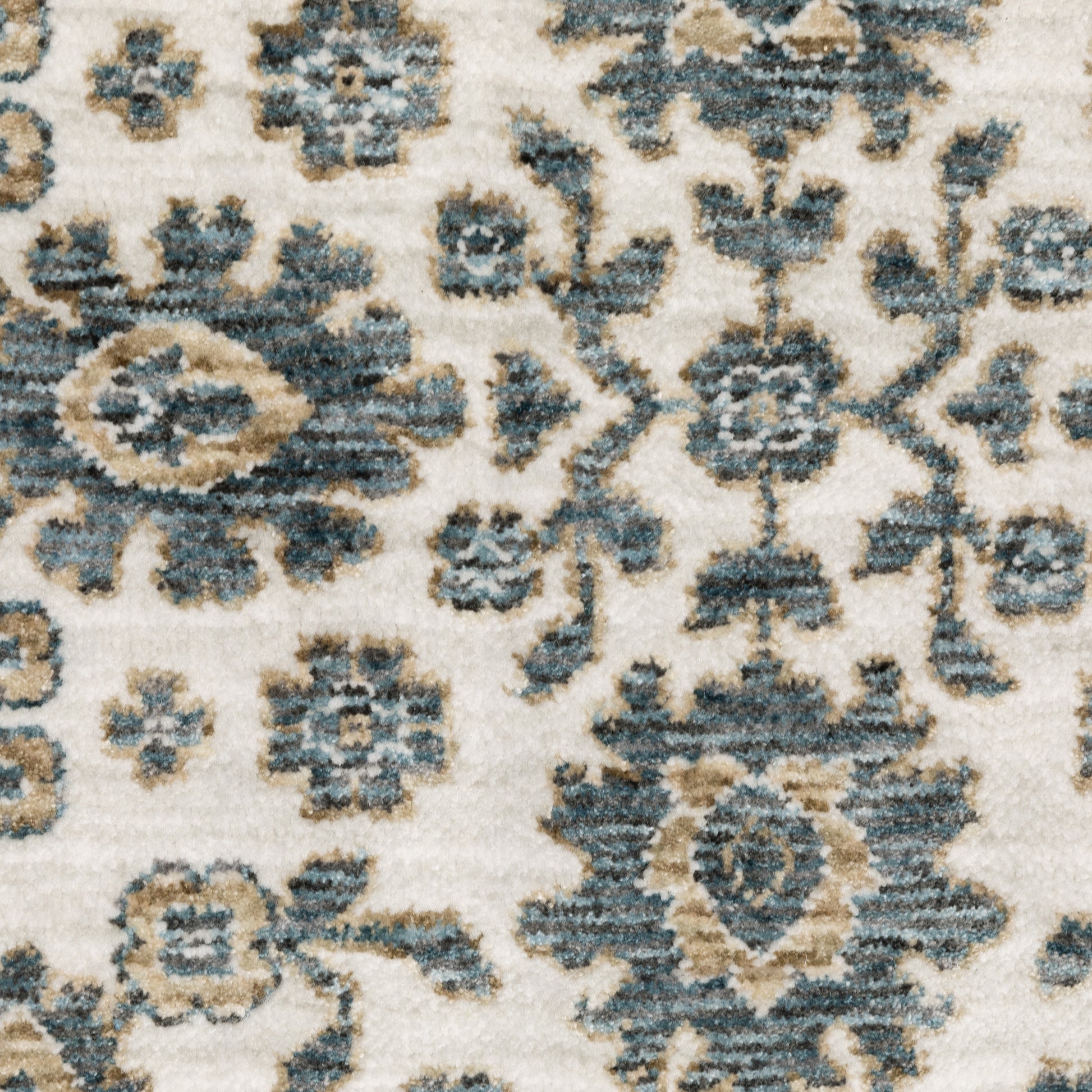 Echo ECH06 Ivory Floral Rug