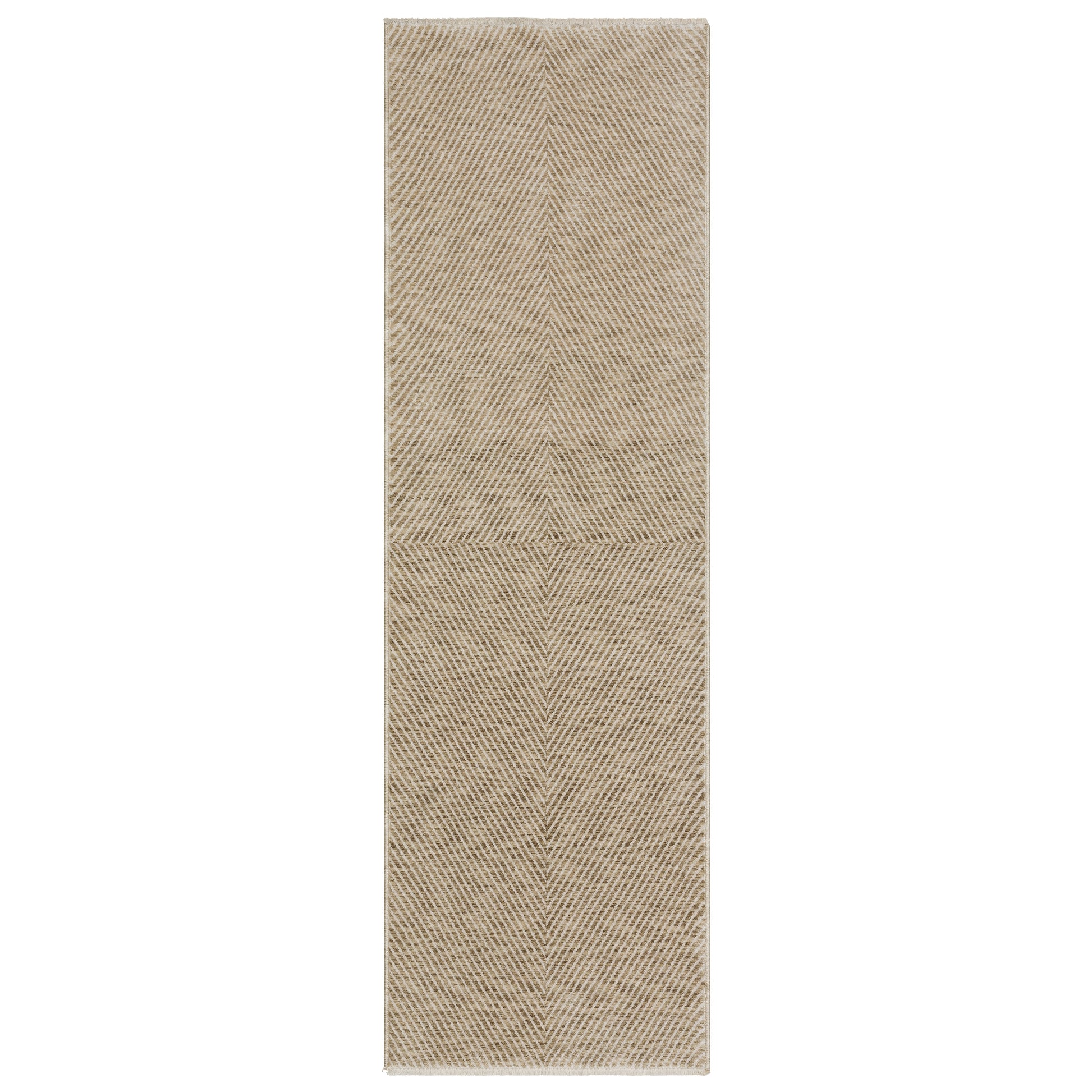 Echo Ech10 Beige/ Beige Solid Stripe Rug