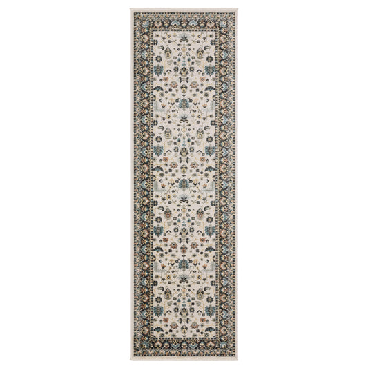 Eliana Eli02 Beige/ Multi Floral Oriental Rug