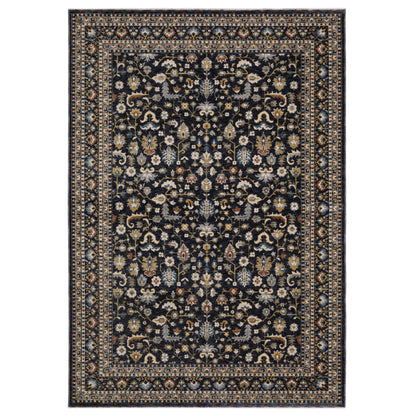 Eliana ELI04 Blue Border Rug