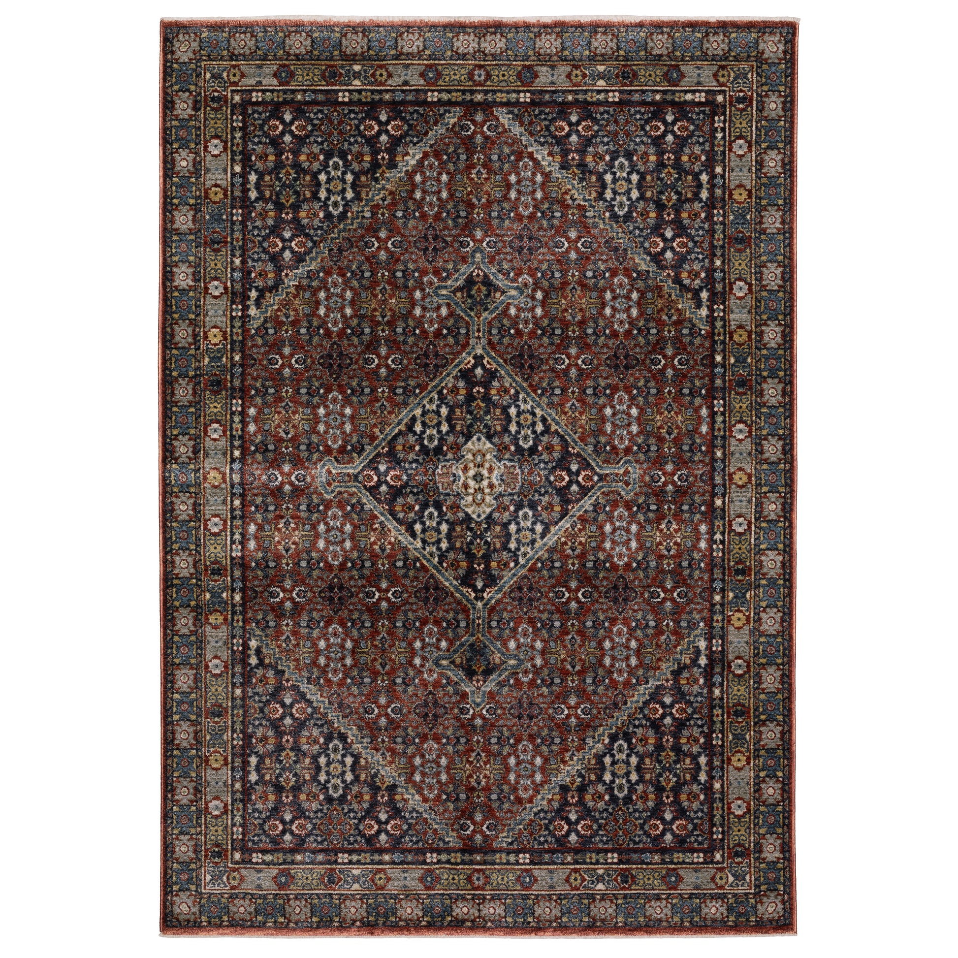 Eliana ELI06 Red Medallion Rug