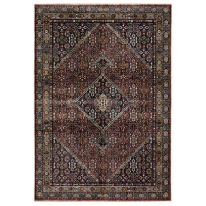 Eliana ELI06 Red Medallion Rug