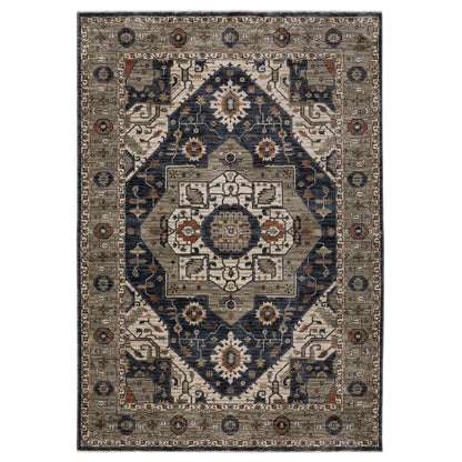 Eliana ELI07 Brown Medallion Rug