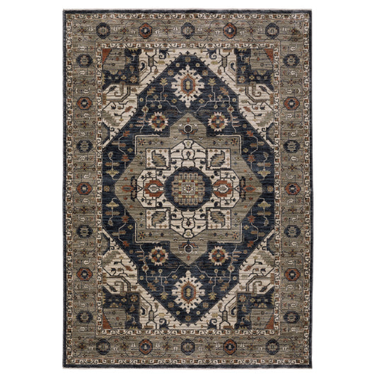 Eliana ELI07 Brown Medallion Rug