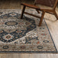 Eliana ELI07 Brown Medallion Rug